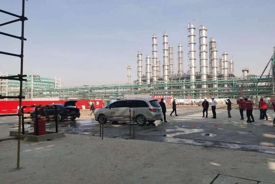 Shandong Hualu Hengsheng Chemical Co. 、Ltdの300,000 T/Y二酸電気追跡システム